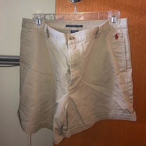Ralph Lauren Long brown/tan shorts, size 10